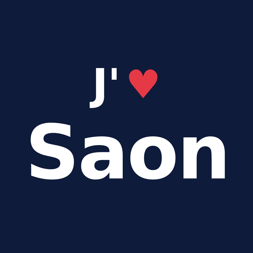T-shirt personnalisé Saon — design J'aime Saon