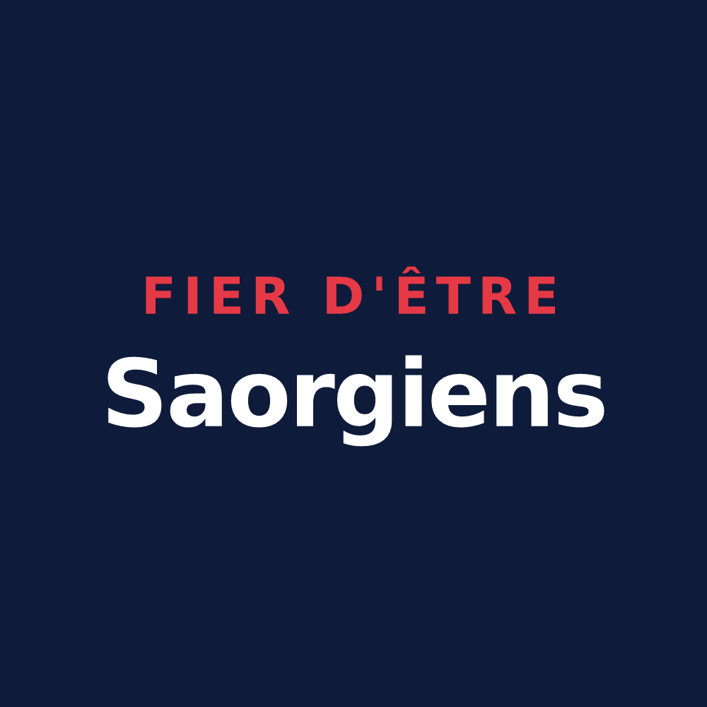 T-shirt « Fier d'être Saorgiens » — design pour Saorge