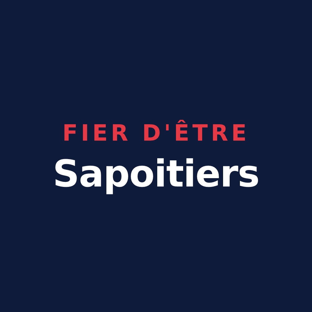 T-shirt « Fier d'être Sapoitiers » — design pour Sapois