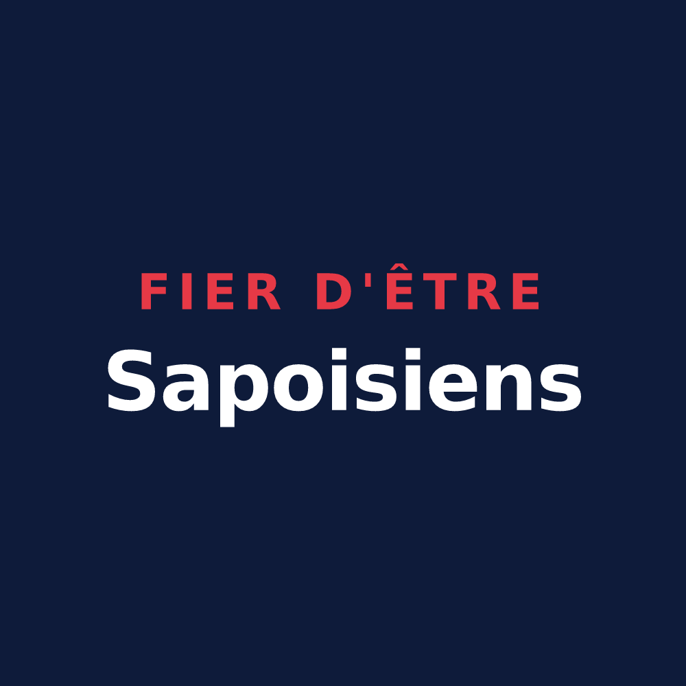 T-shirt « Fier d'être Sapoisiens » — design pour Sapois