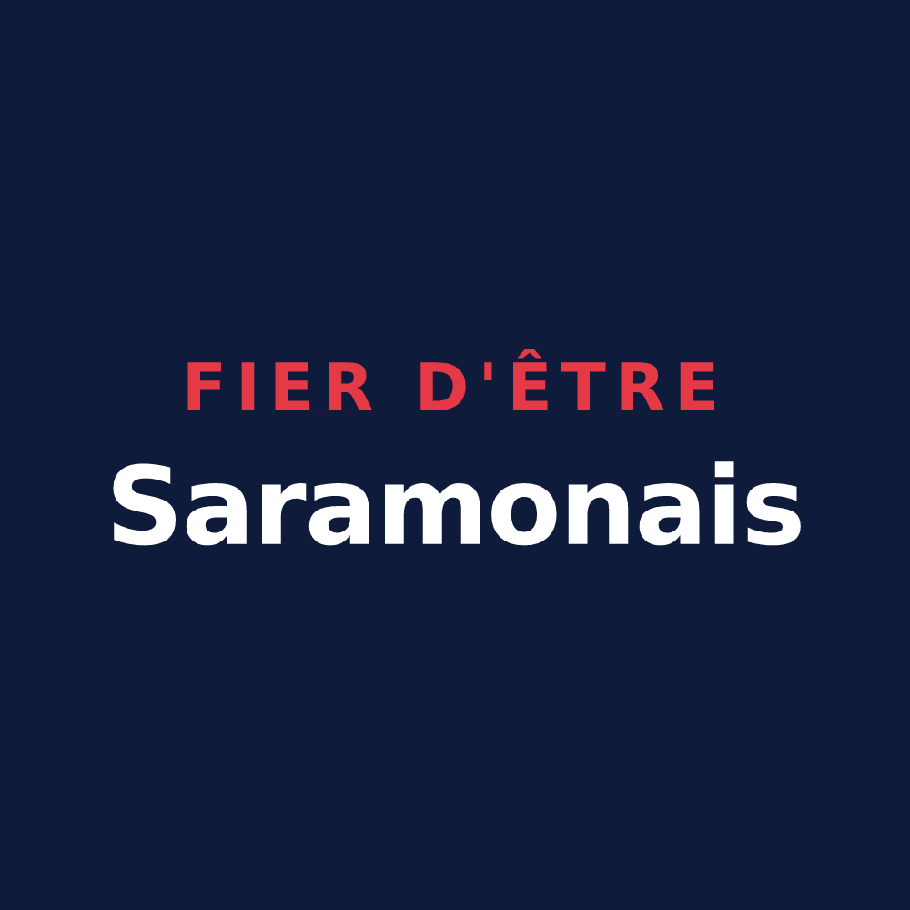 T-shirt « Fier d'être Saramonais » — design pour Saramon