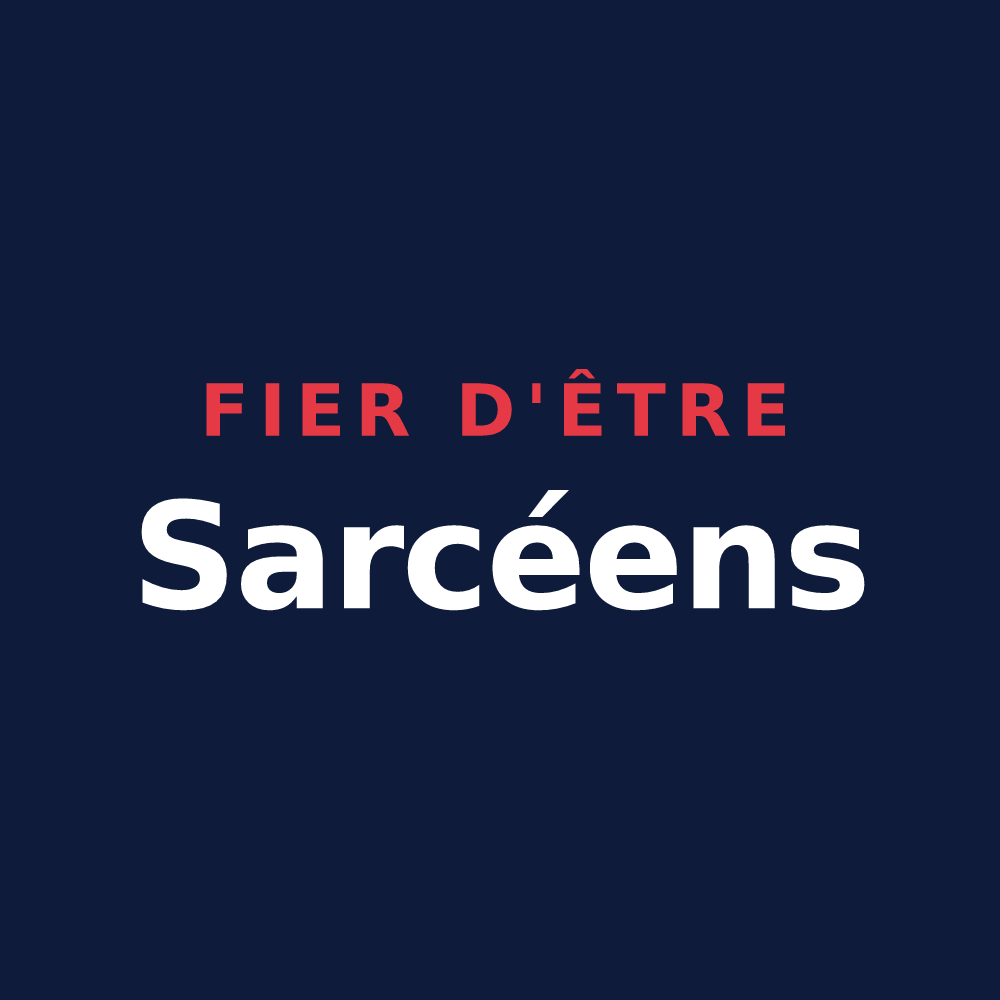 T-shirt « Fier d'être Sarcéens » — design pour Sarcé