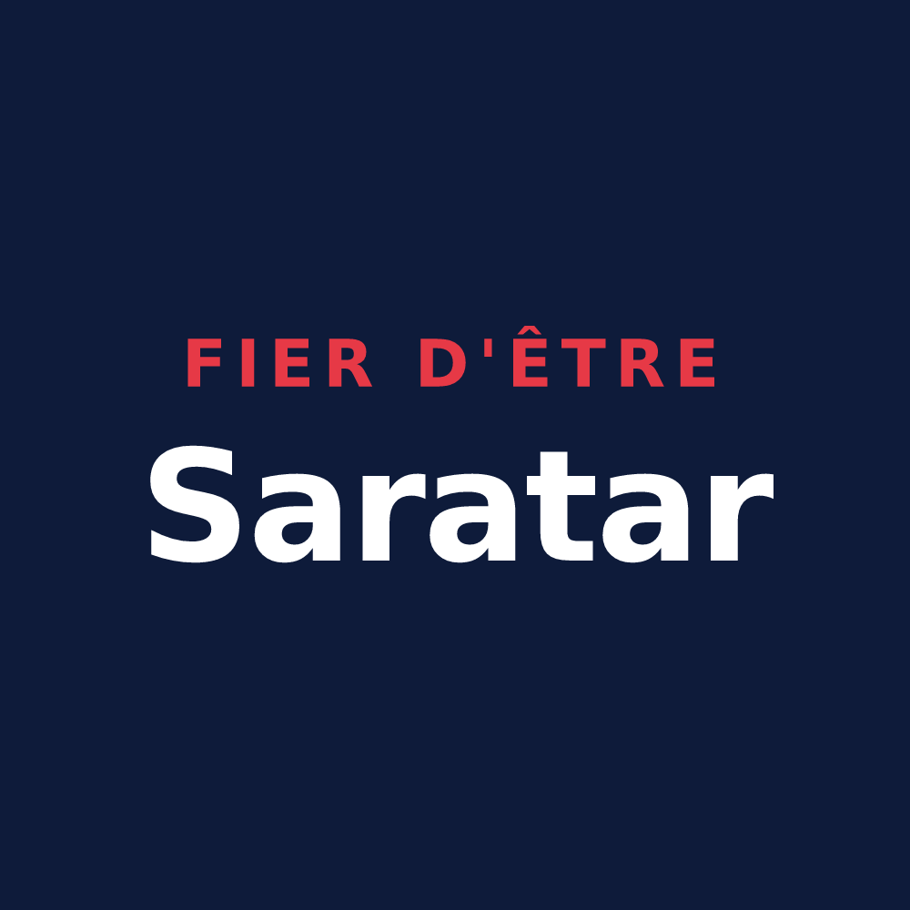 T-shirt « Fier d'être Saratar » — design pour Sare
