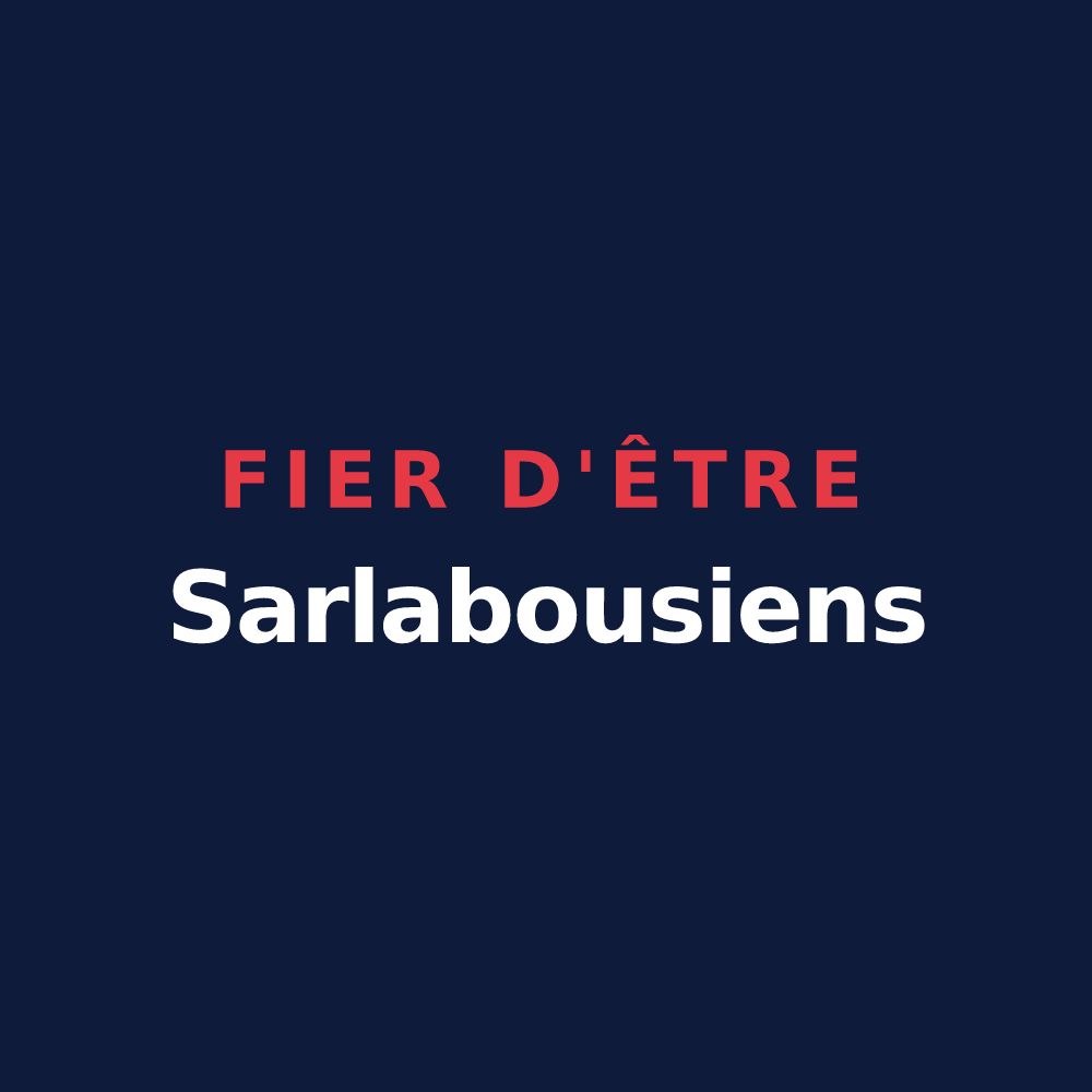 T-shirt « Fier d'être Sarlabousiens » — design pour Sarlabous