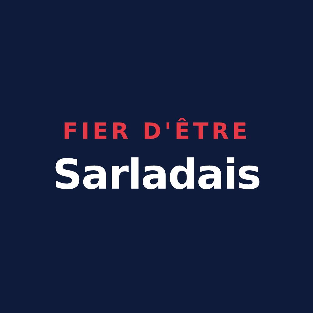 T-shirt « Fier d'être Sarladais » — design pour Sarlat-la-Canéda