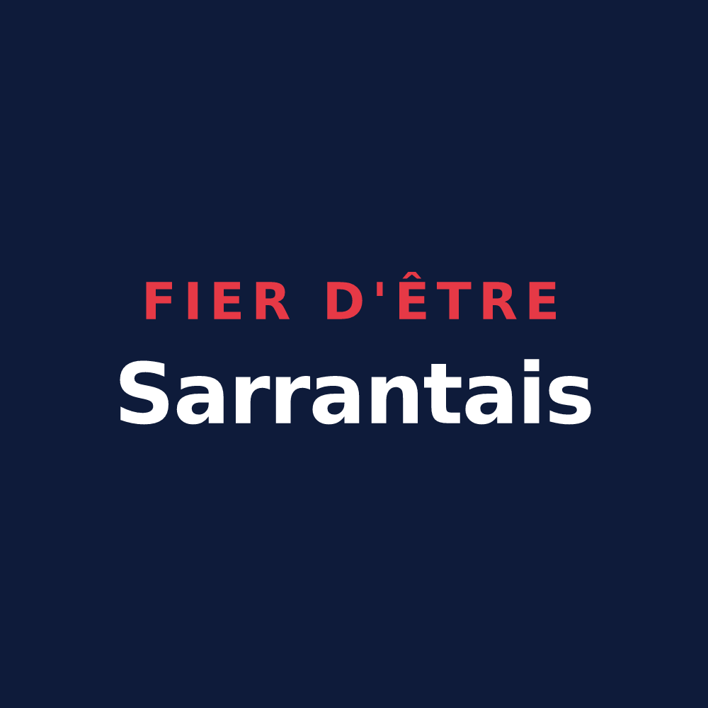 T-shirt « Fier d'être Sarrantais » — design pour Sarrant