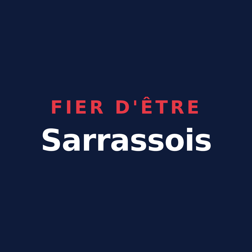 T-shirt « Fier d'être Sarrassois » — design pour Sarras