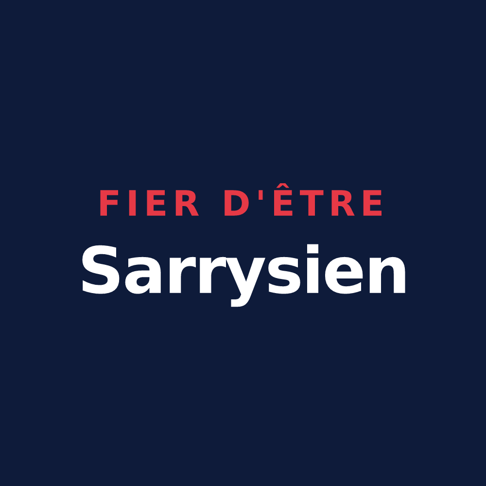 T-shirt « Fier d'être Sarrysien » — design pour Sarry