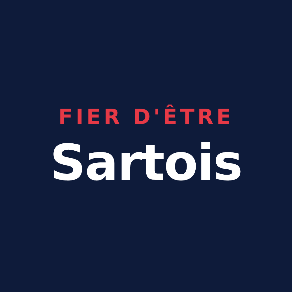 T-shirt « Fier d'être Sartois » — design pour Sartes