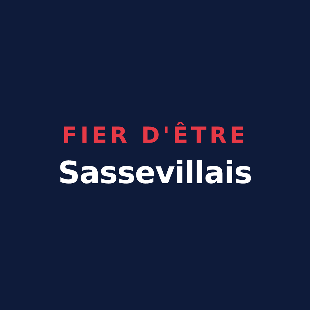 T-shirt « Fier d'être Sassevillais » — design pour Sasseville