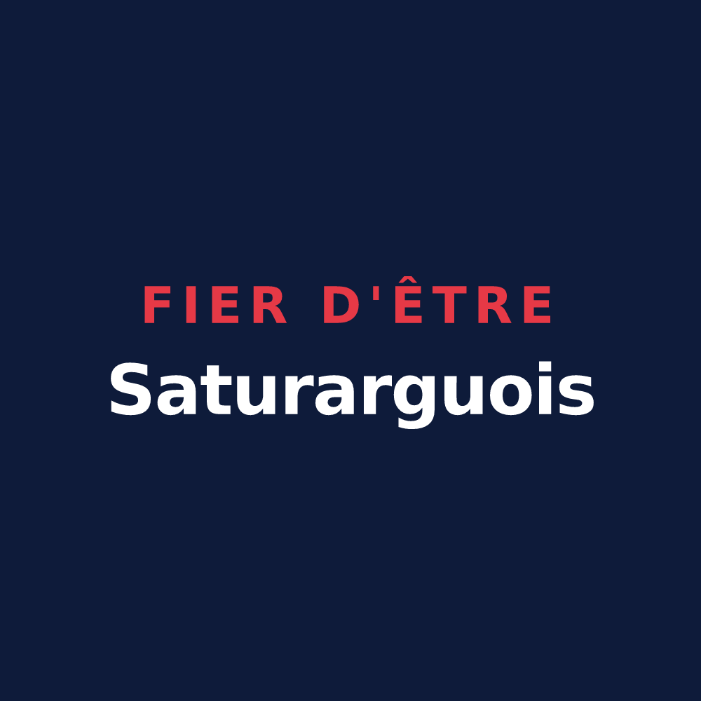 T-shirt « Fier d'être Saturarguois » — design pour Saturargues