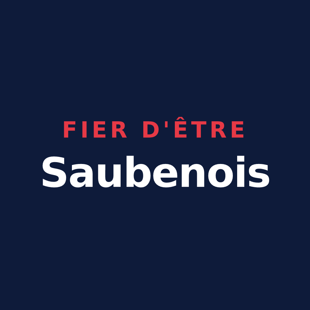 T-shirt « Fier d'être Saubenois » — design pour Saubens