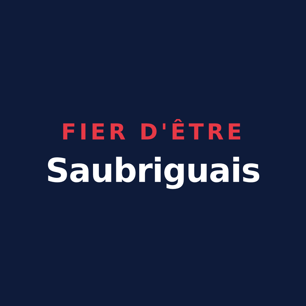 T-shirt « Fier d'être Saubriguais » — design pour Saubrigues