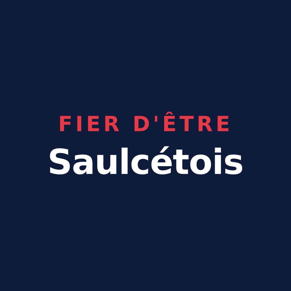 T-shirt « Fier d'être Saulcétois » — design pour Saulcet