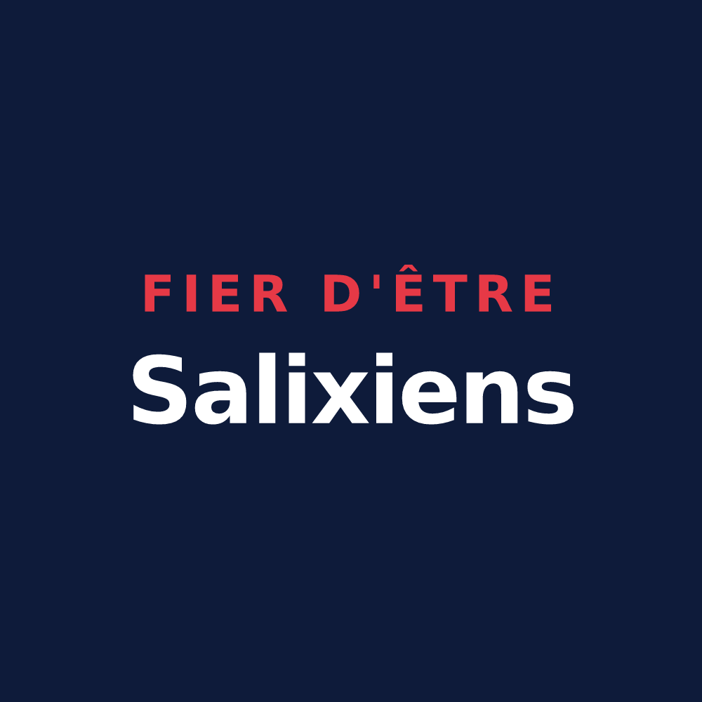 T-shirt « Fier d'être Salixiens » — design pour Saulcy-sur-Meurthe