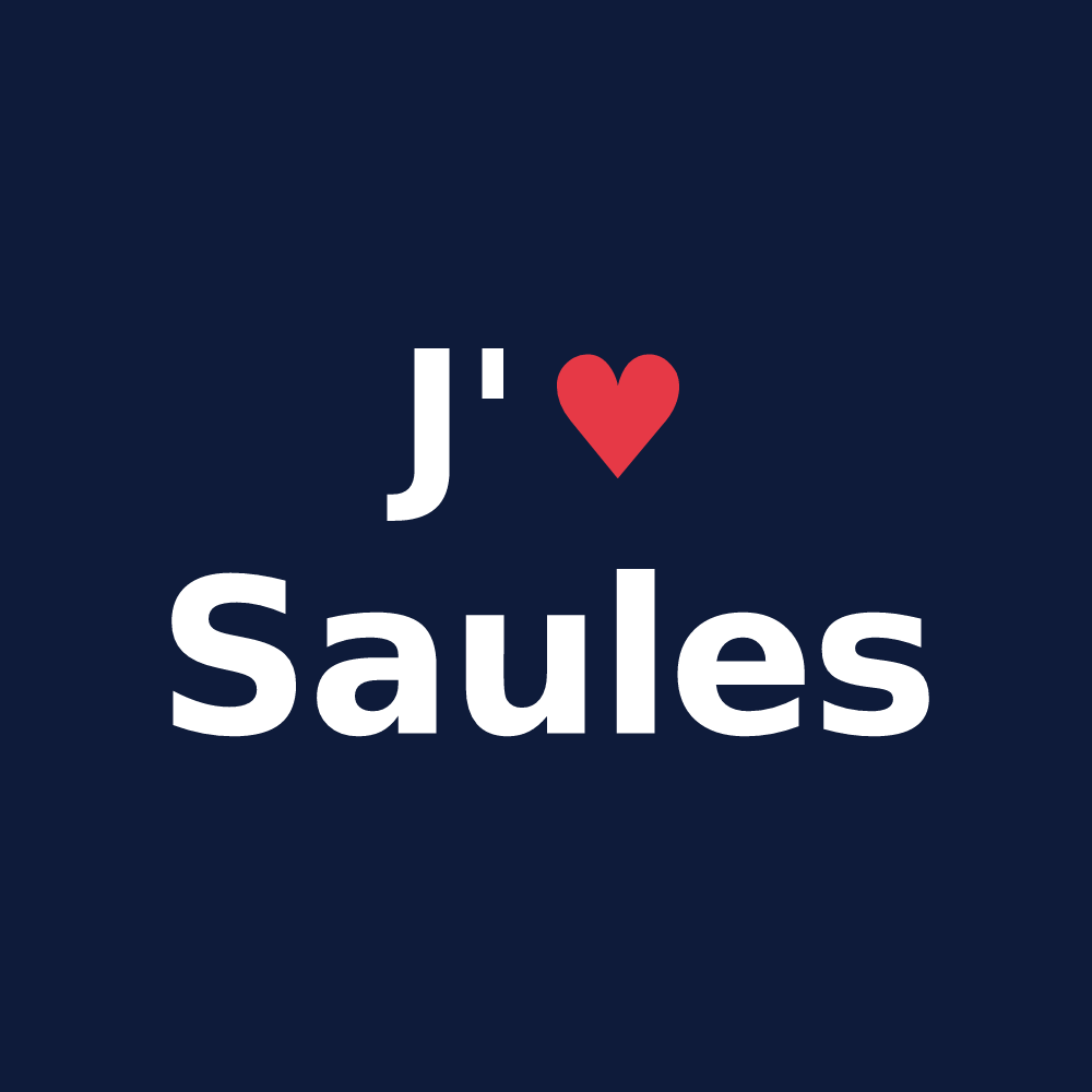 T-shirt personnalisé Saules — design J'aime Saules