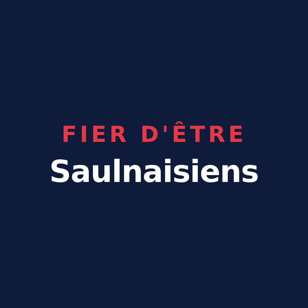 T-shirt « Fier d'être Saulnaisiens » — design pour Saulnay