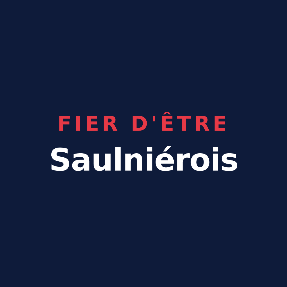 T-shirt « Fier d'être Saulniérois » — design pour Saulnières