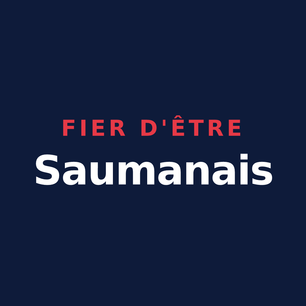 T-shirt « Fier d'être Saumanais » — design pour Saumane-de-Vaucluse