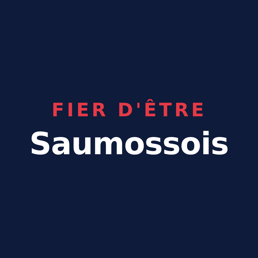 T-shirt « Fier d'être Saumossois » — design pour Saumos