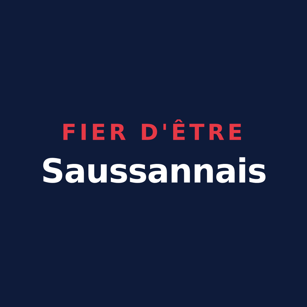 T-shirt « Fier d'être Saussannais » — design pour Saussan