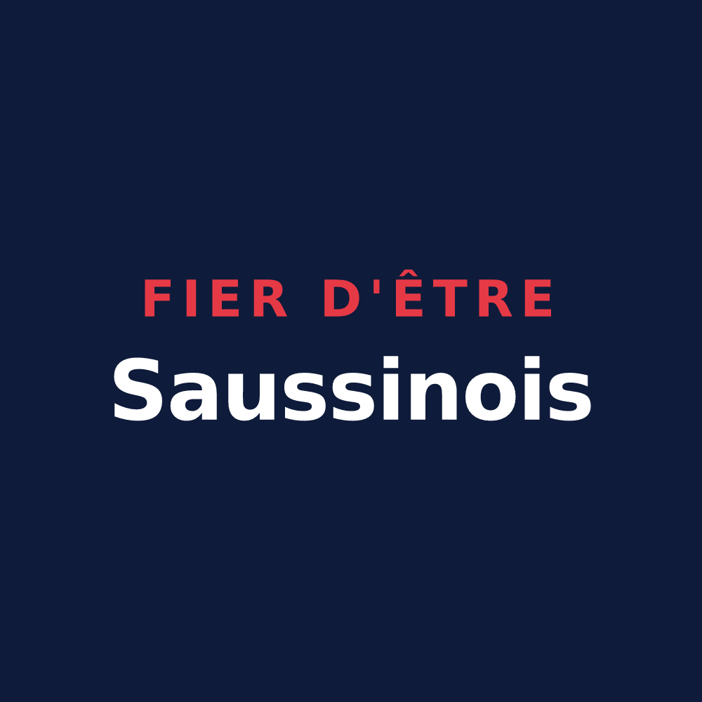 T-shirt « Fier d'être Saussinois » — design pour Saussines
