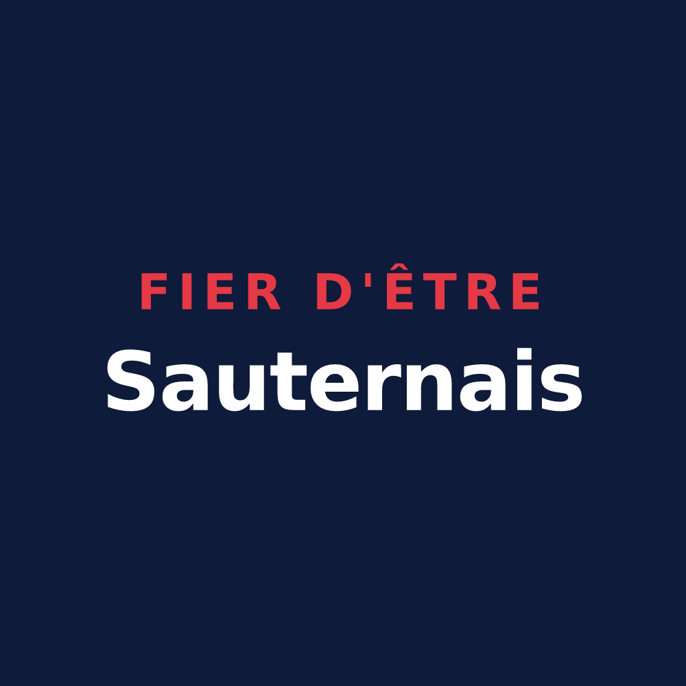 T-shirt « Fier d'être Sauternais » — design pour Sauternes