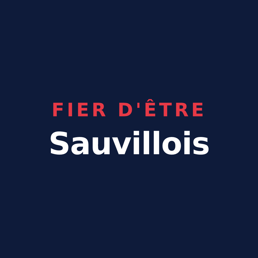 T-shirt « Fier d'être Sauvillois » — design pour Sauvillers-Mongival