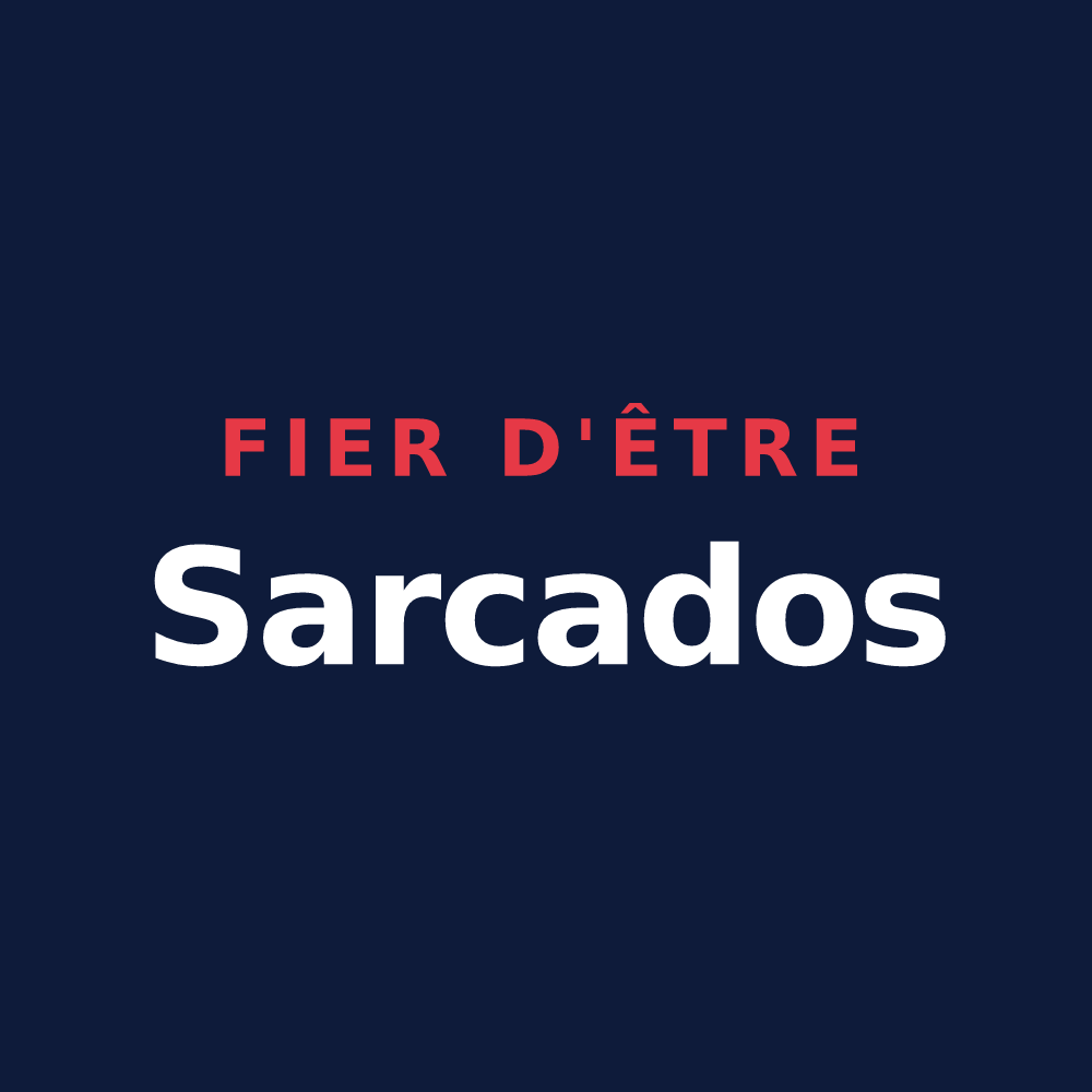 T-shirt « Fier d'être Sarcados » — design pour Sauvoy