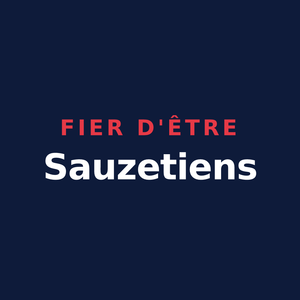 T-shirt « Fier d'être Sauzetiens » — design pour Sauzet