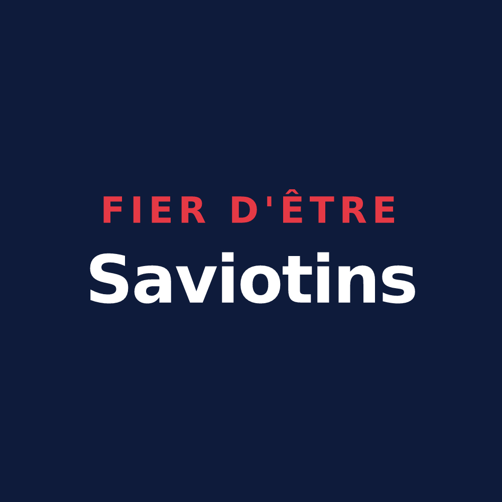 T-shirt « Fier d'être Saviotins » — design pour Savières