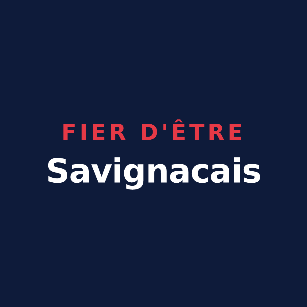 T-shirt « Fier d'être Savignacais » — design pour Savignac