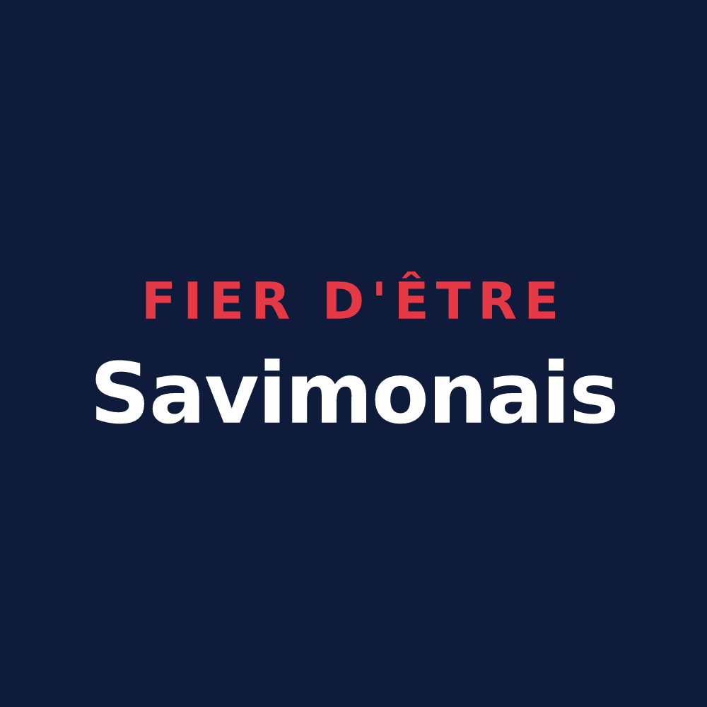 T-shirt « Fier d'être Savimonais » — design pour Savignac-Mona
