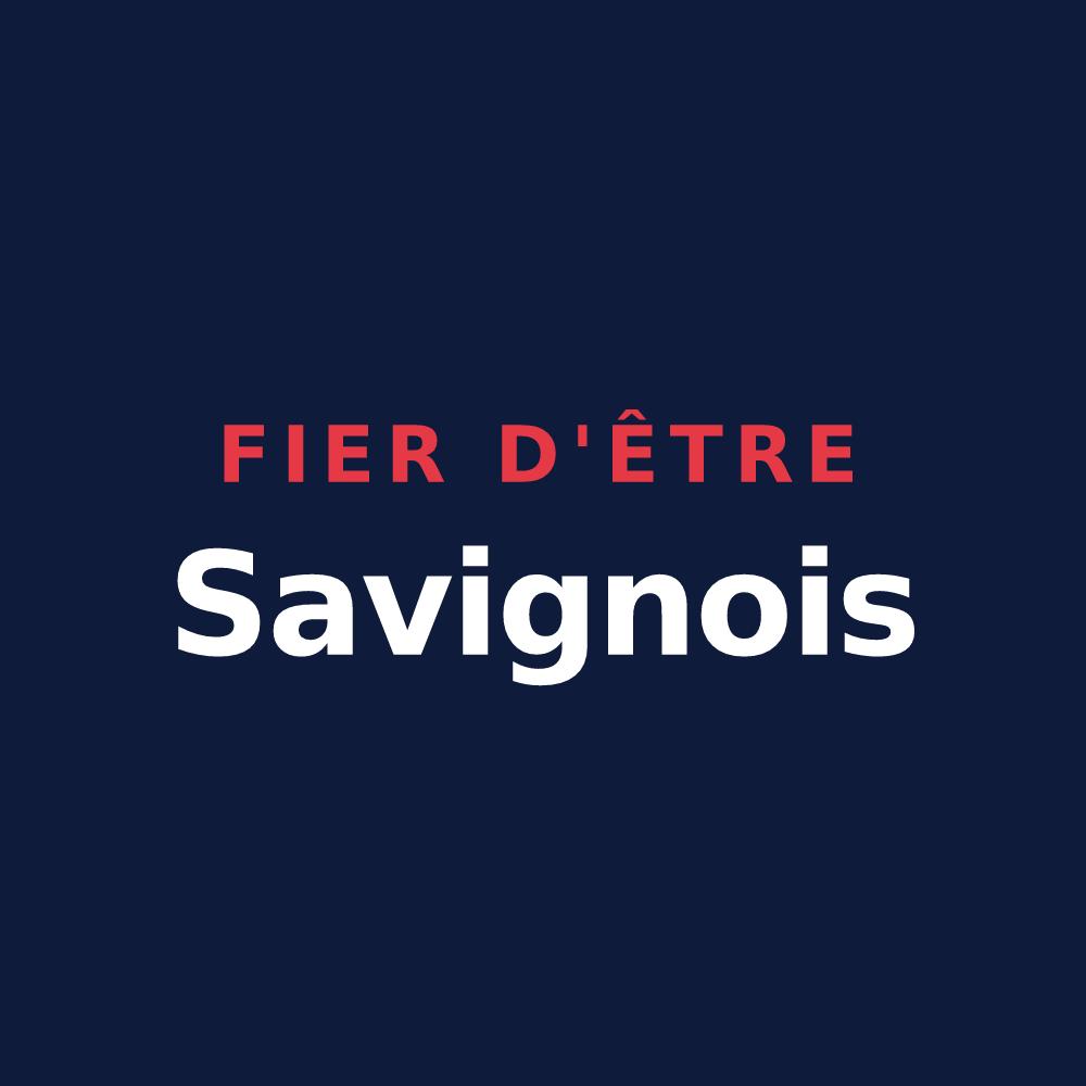 T-shirt « Fier d'être Savignois » — design pour Savigny-Lévescault