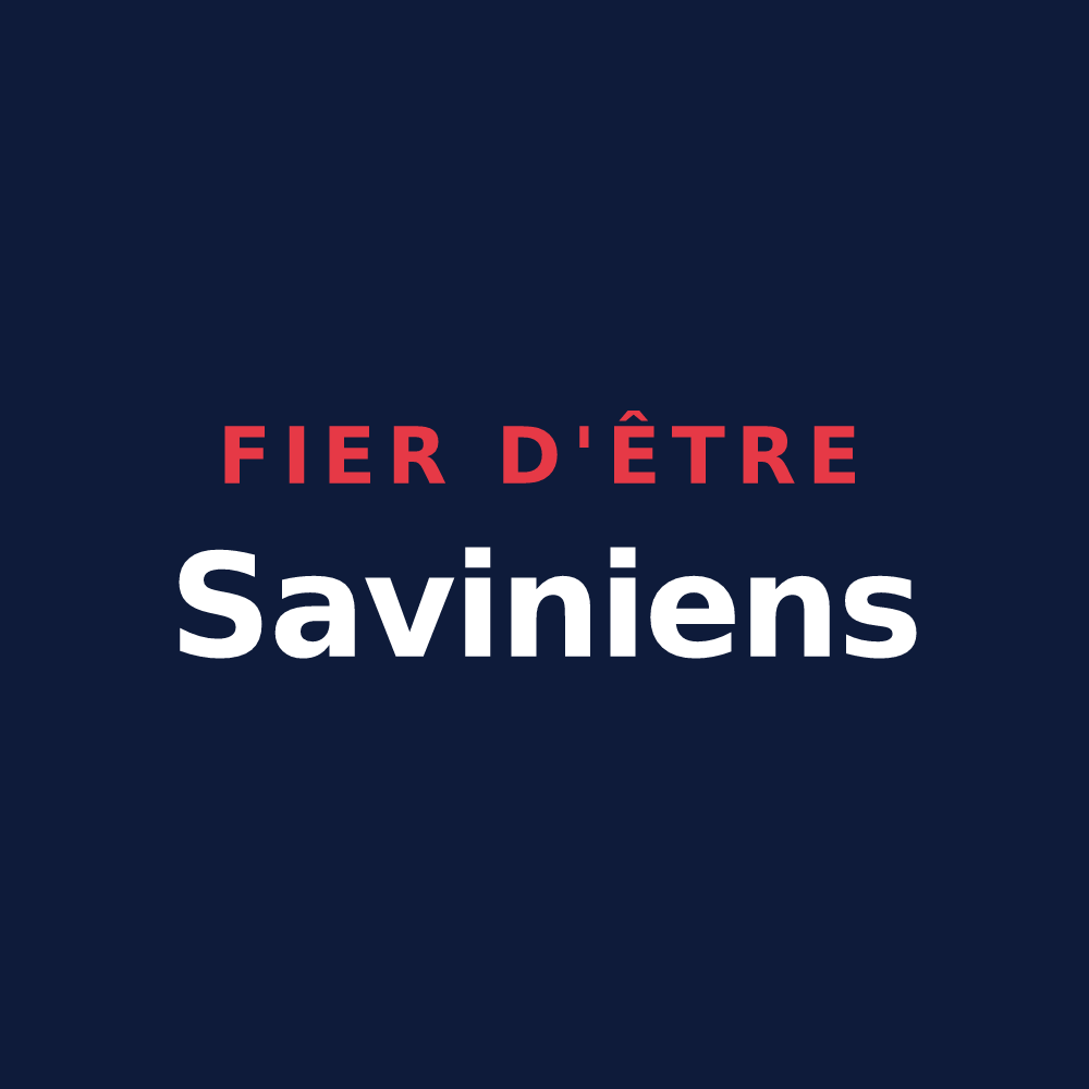 T-shirt « Fier d'être Saviniens » — design pour Savigny-sur-Ardres