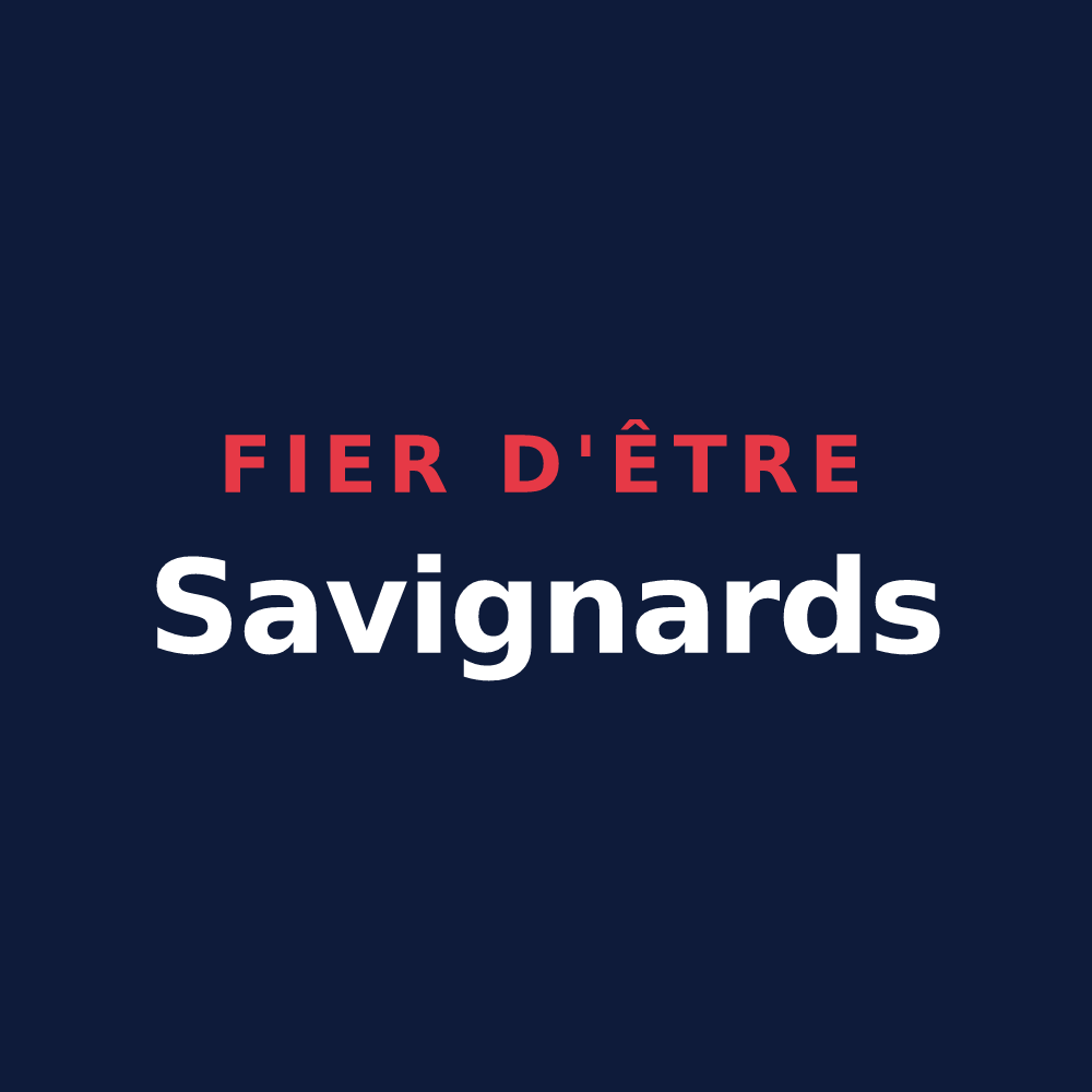 T-shirt « Fier d'être Savignards » — design pour Savigny-sur-Braye