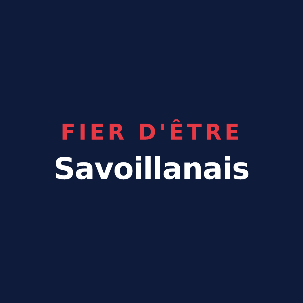 T-shirt « Fier d'être Savoillanais » — design pour Savoillan