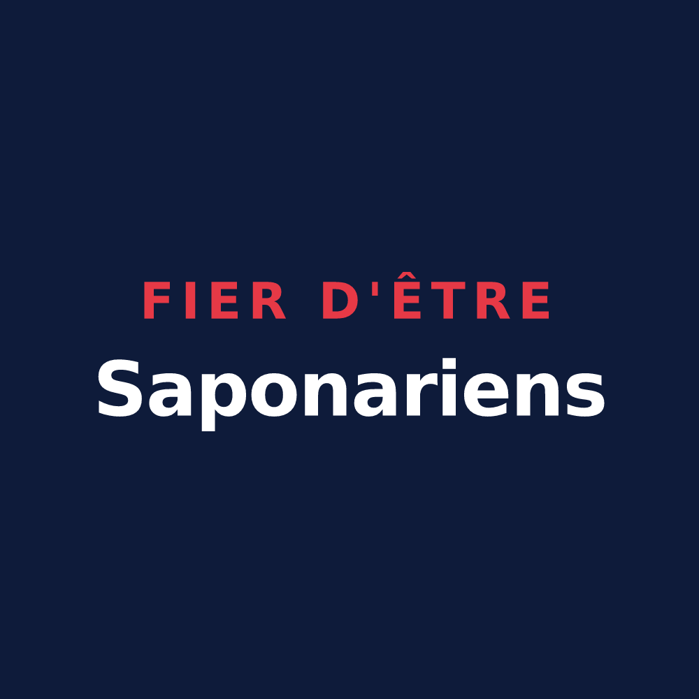 T-shirt « Fier d'être Saponariens » — design pour Savonnières-devant-Bar