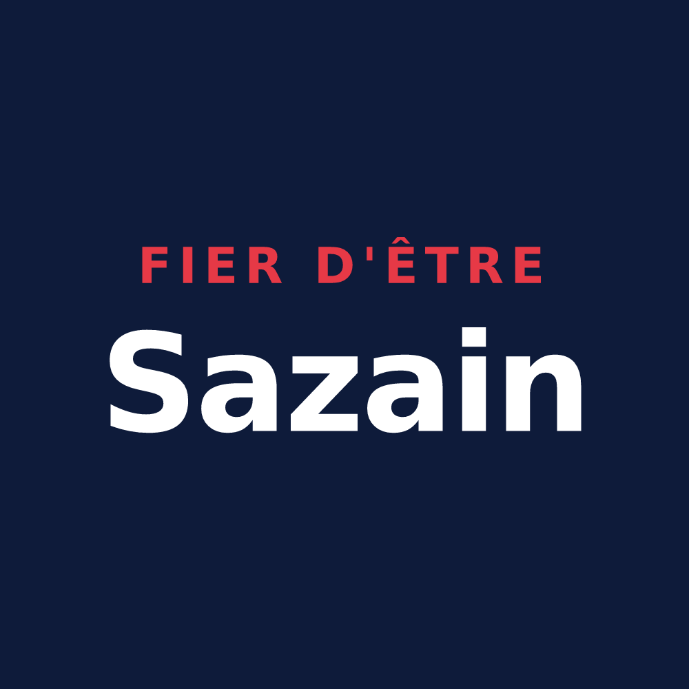 T-shirt « Fier d'être Sazain » — design pour Saze