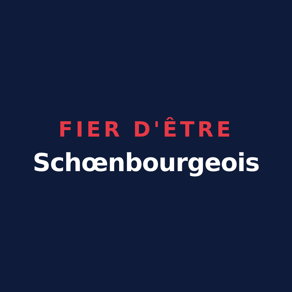 T-shirt « Fier d'être Schœnbourgeois » — design pour Schœnbourg