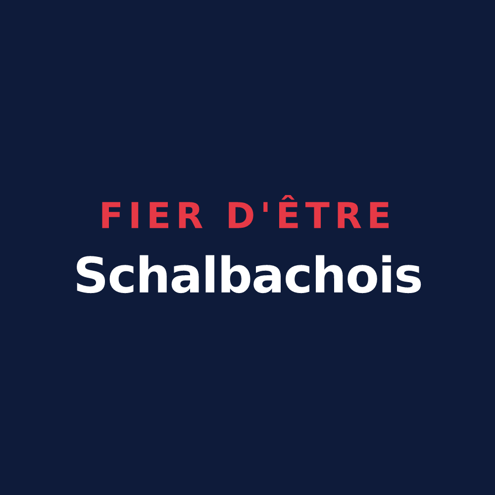 T-shirt « Fier d'être Schalbachois » — design pour Schalbach
