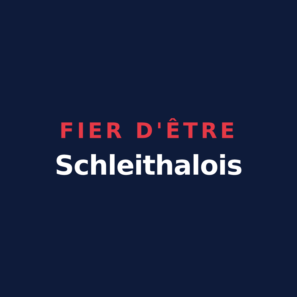 T-shirt « Fier d'être Schleithalois » — design pour Schleithal