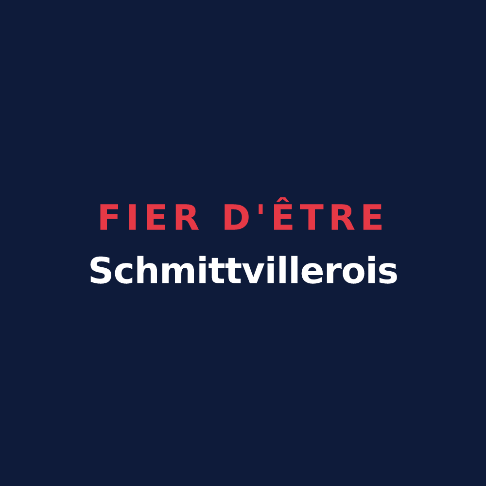T-shirt « Fier d'être Schmittvillerois » — design pour Schmittviller