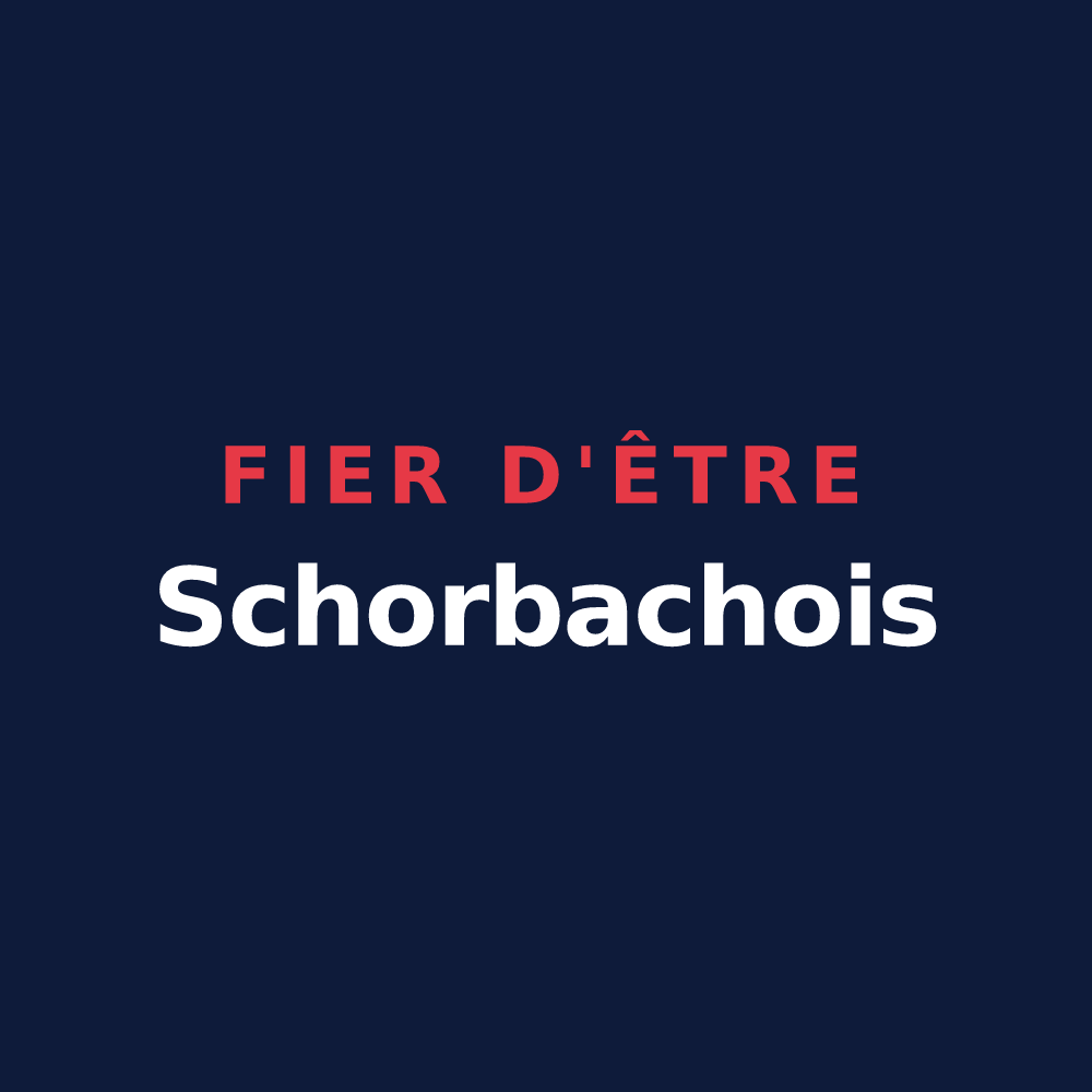 T-shirt « Fier d'être Schorbachois » — design pour Schorbach