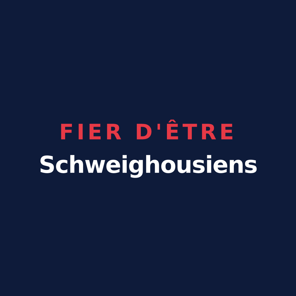 T-shirt « Fier d'être Schweighousiens » — design pour Schweighouse-Thann