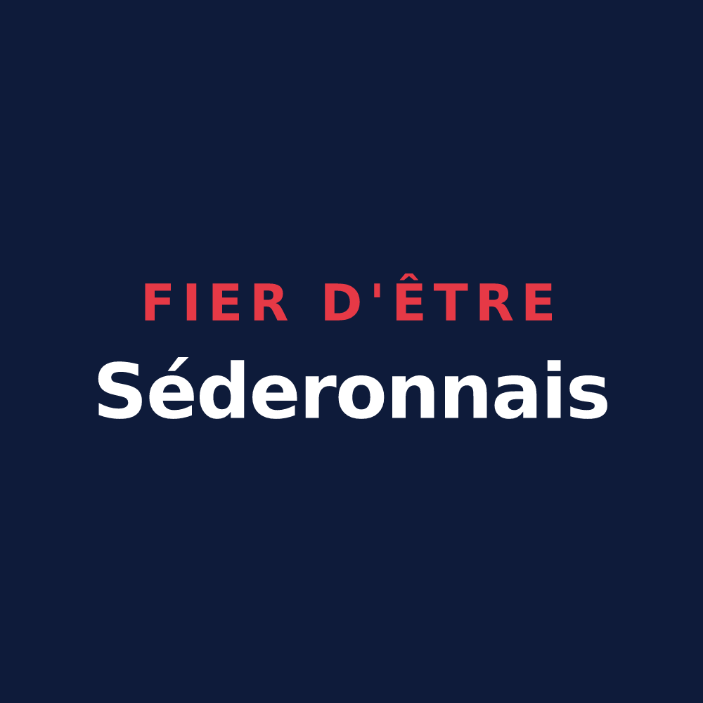 T-shirt « Fier d'être Séderonnais » — design pour Séderon