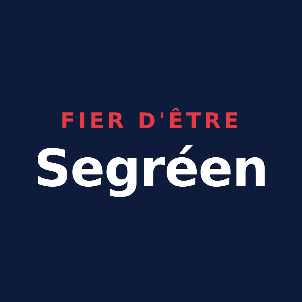 T-shirt « Fier d'être Segréen » — design pour Segré-en-Anjou Bleu