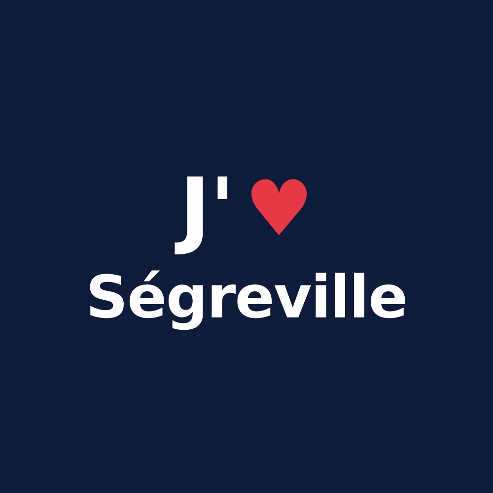 T-shirt personnalisé Ségreville — design J'aime Ségreville