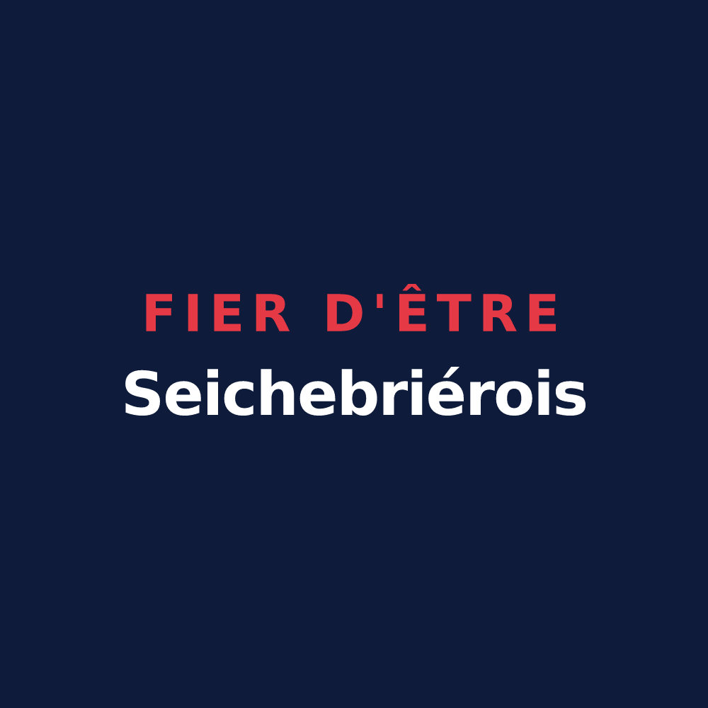 T-shirt « Fier d'être Seichebriérois » — design pour Seichebrières