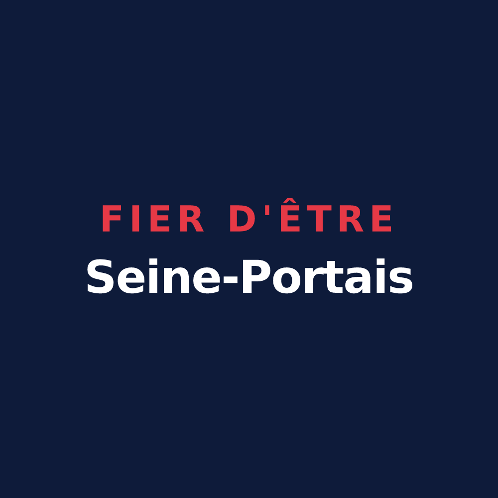 T-shirt « Fier d'être Seine-Portais » — design pour Seine-Port